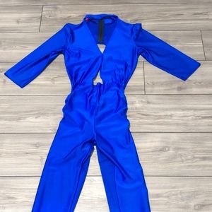 Blue 💙 Cutout jumpsuit